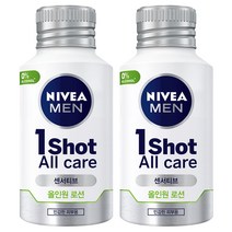 니베아 맨 센서티브 원샷 올케어 올인원 로션, 125ml, 2개