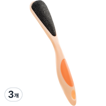 힐리오 부드러운 양면 발각질제거기 오렌지, 1개입, 3개