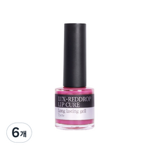 럭스 레드드롭 립큐어 롱래스팅젤 8ml, 티케, 6개