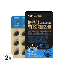 뉴트리가든 눈건강 루테인지아잔틴 15g, 30정, 2개