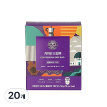 커피빈 드립백커피 콜롬비아 다크, 10g, 5개입, 4개