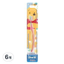 오랄비 스테이지스 유아 칫솔 1단계, 랜덤 발송, 6개, 1개