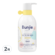 번지 유아용 베이비 탑 투 토 워시, 300ml, 2개