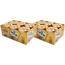 너구리 컵 순한맛 63g, 12개