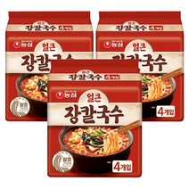 농심 얼큰 장칼국수 봉지 라면, 12개