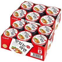 삼양 맛있는라면 컵라면 소컵 65g, 12개