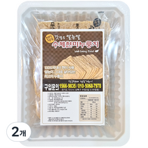 갓 찧은 쌀눈쌀 수제 현미 누룽지 실속형, 500g, 2개
