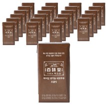 백미당 유기농 네모우유 초콜릿, 125ml, 24개