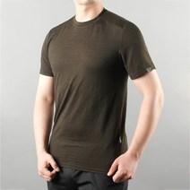 남성용 멜란지 라운드넥 쿨링 반팔 티셔츠