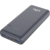 [hyperjuice] 하이퍼쥬스 HyperJuice 245W 대용량 USB C타입 핸드폰 노트북 태블릿 충전기, 그레이 + 27000mAh