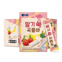 베베쿡 딸기 쏙 곡물바 8p, 딸기 + 바나나 혼합맛, 6개