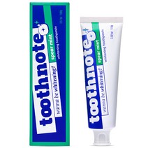 투스노트 미백 치약 스피아민트향, 100g, 1개