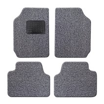 순수 DIY 자동차 코일매트 20mm 그레이블랙 4p 세트, 전차종 공용