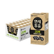 연세두유 고단백 검은콩 & 고칼슘 두유, 190ml, 24개