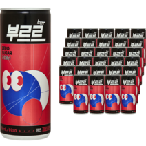 부르르 제로콜라, 250ml, 30개