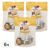 헬로도기 참좋은 반려동물 간식 캔디홀릭 10p, 오리 + 대구 + 야채 혼합맛, 6개