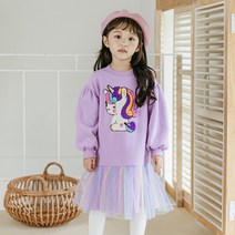 라라아망 여아용 심쿵유니 원피스