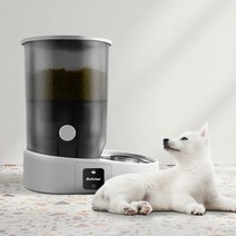 [자동급식기바비온] 바비온 반려동물 강아지 고양이 IoT 스마트 자동 급식기, 1.15kg, 화이트 (CWC-W 3L)
