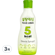 설탕대신 액상 시럽 스테비아, 330g, 3개