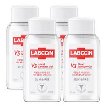 랩신 V3 새니타이저 겔 손소독제, 60ml, 4개