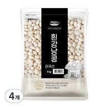 더담은 흰강낭콩, 1kg, 4개