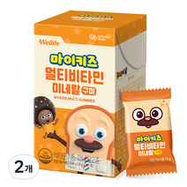 대상웰라이프 마이키즈 멀티비타민 미네랄 구미 60p, 60개, 2개