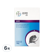 라쿠민 티피 100g 살서제, 1개입, 6개