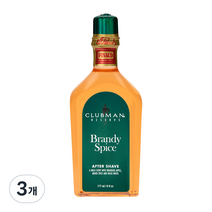 클럽맨리저브 브랜디 스파이스 에프터쉐이브, 177ml, 3개