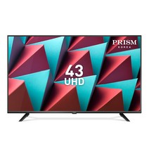 프리즘 4K UHD LED TV, 110cm(43인치), PT430UD, 스탠드형, 자가설치