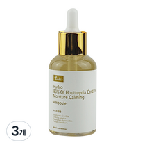 띵코 하이드로 80% 어성초 수분 진정 앰플, 80ml, 3개