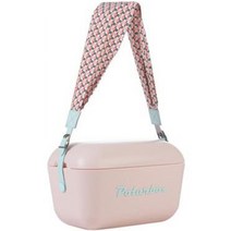 폴라박스 코튼 스트랩 끈 캠핑쿨러 보냉보온 피크닉백, 오션민트 지오메트릭