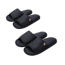 스위트홈 점보레자 거실화 2종세트, navy, 1개