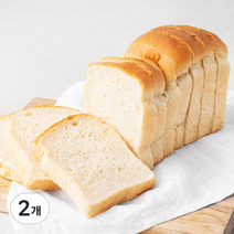 브로드카세 발효종 고소한 우유식빵, 2개, 390g