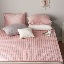 지베딩 루이 극세사 패드겸카페트, 핑크