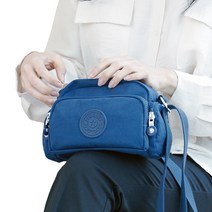 루루백 여성용 콘스 크로스 생활방수 미니 핸드폰 가방