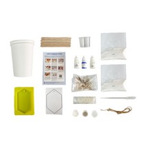 솝앤푸 조개 바다 DIY 석고방향제 만들기 키트+조개장식 랜덤발송, 잉글리쉬페어 & 프리지아, 블루