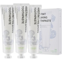 닥터방기원 매스틴트 프레싱 치약 플로럴민트향, 150g, 3개