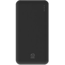 디지지 슬림 듀얼 1.0 고속충전 보조배터리 10000mAh, SPE-2PQPPB100, 블랙