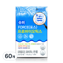 하루웰빙 슈퍼 포스 프로바이오틱스, 60개, 5g