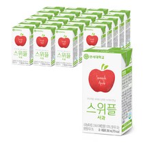 연세우유 스위플 사과음료, 200ml, 96개