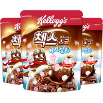 첵스초코 오곡으로 만든 마시멜로 시리얼, 400g, 3개입