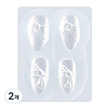 메이브라운 젤네일재료 소프트몰드 리본 M08165, 2개