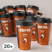 이디야 카페라떼 10개입, 300ml, 20개