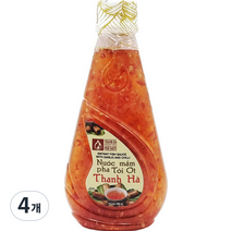 탄하 반세오 월남쌈 분짜 짜조 소스 페트, 250ml, 4개