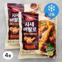 사세 버팔로 봉 먹고 다리먹고 (냉동), 4봉, 410g