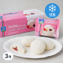 끼리 스트로베리 크림치즈 찰떡 6개입 (냉동), 360g, 3개
