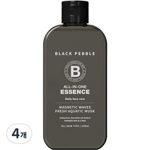 블랙페블 마그네틱 웨이브 남자 올인원 에센스, 200ml, 4개