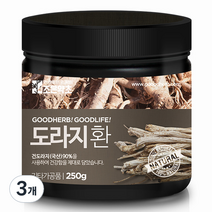 조은약초 프리미엄 도라지환, 250g, 3개