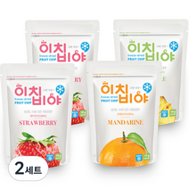 이치비야 프리미엄 동결건조 과일칩 새콤한 맛 딸기 2p + 감귤 + 파인애플, 딸기, 감귤, 파인애플, 2세트