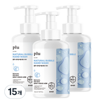 플루 내추럴 버블 핸드워시 플로럴향, 15개, 500ml